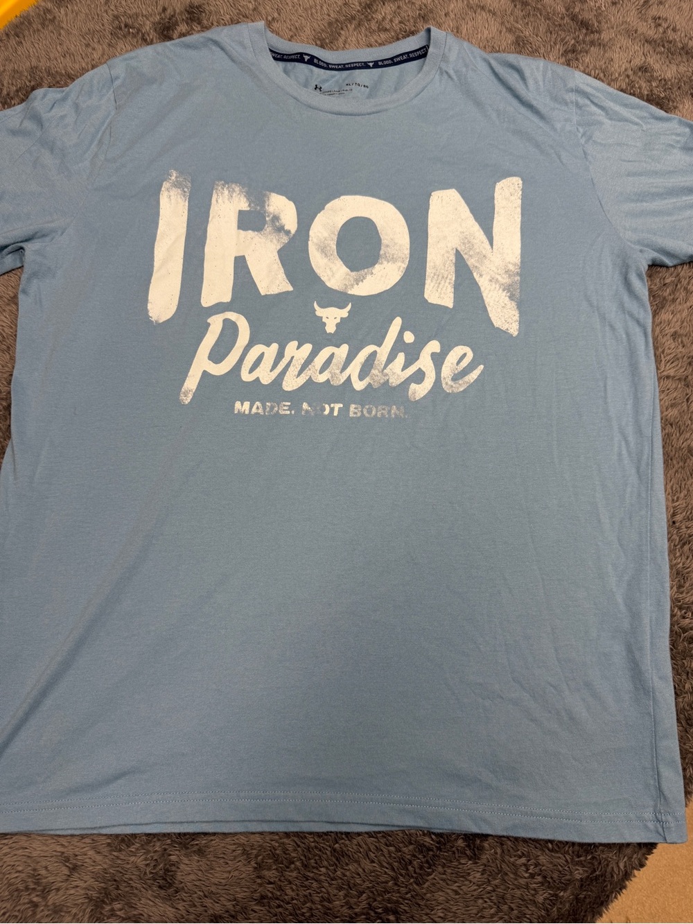 Under Armour Project Rock Iron Paradise T-Shirt Size Men’s XL